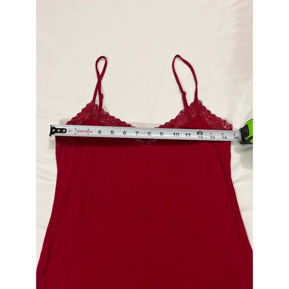 Vintage Loft Cami Y2k Tank Top Cami Lace Trim Adjustable Straps Size Small - Picture 6 of 7